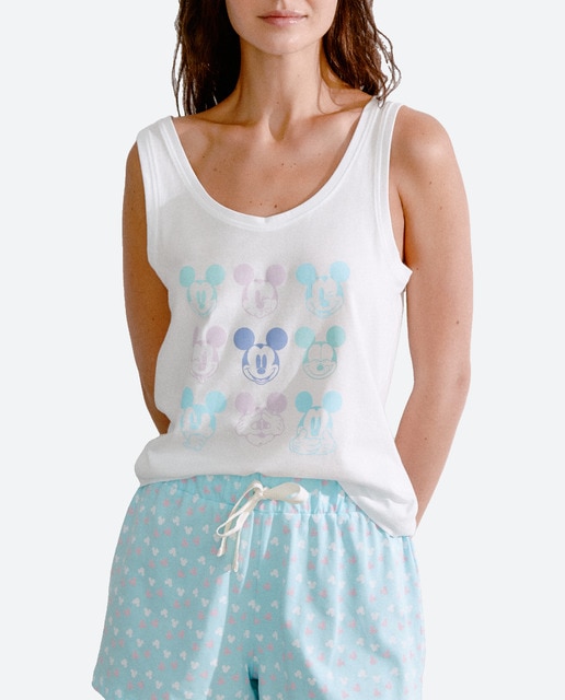 Imagen 0 de Camiseta de pijama de mujer sin mangas