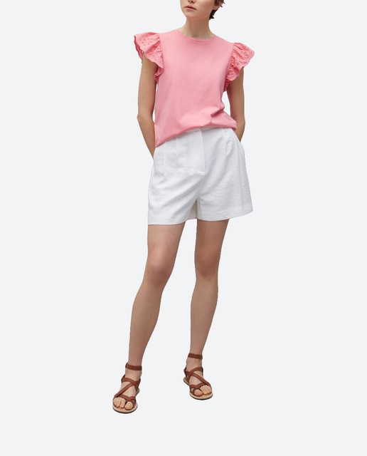 Imagen 0 de Camiseta de mujer manga bordado