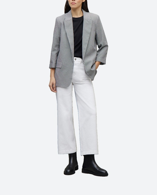 Imagen 0 de Blazer de mujer de cuadros seersucker.