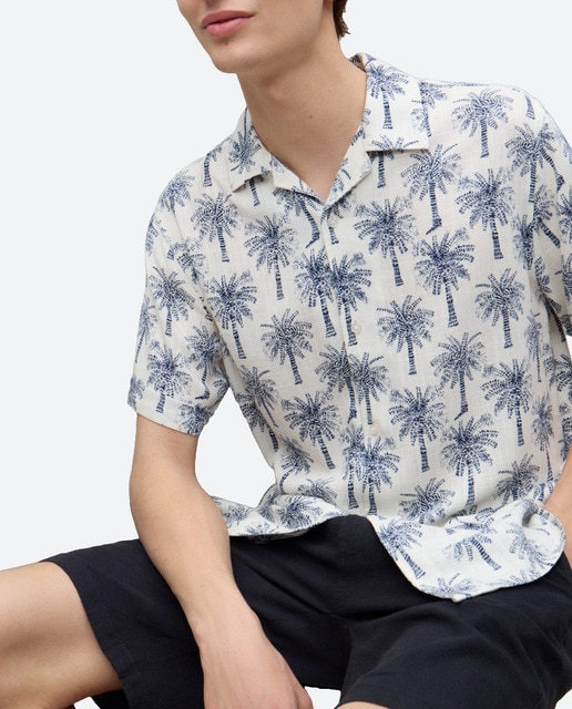 Imagen 0 de Camisa de hombre manga corta print