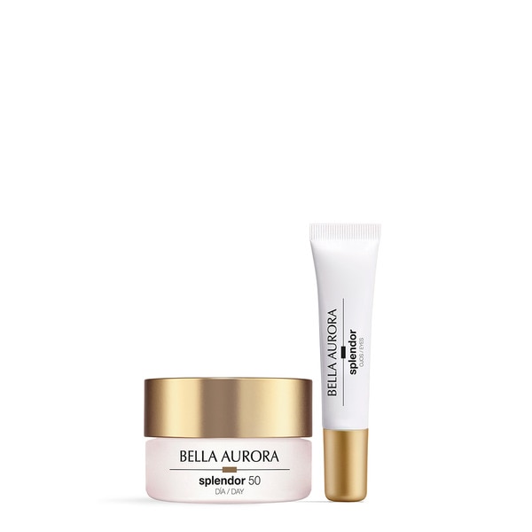 Splendor 50 gift set with anti-ageing day cream jar 30 ml + anti-ageing eye contour 15 ml dispenser