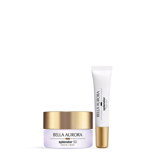 Splendor 50 gift set with anti-ageing night cream jar 30 ml + anti-ageing eye contour 15 ml dispenser
