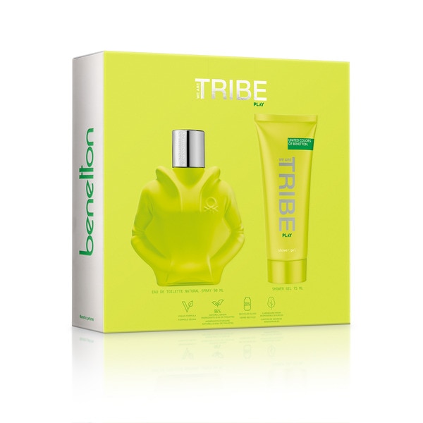 We Are Tribe Play estuche eau de toilette masculina natural spray 90 ml + shower gel 75 ml