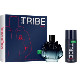 We Are Tribe Intense estuche eau de parfum masculina natural spray 90 ml + desodorante natural spray 150 ml - Benetton