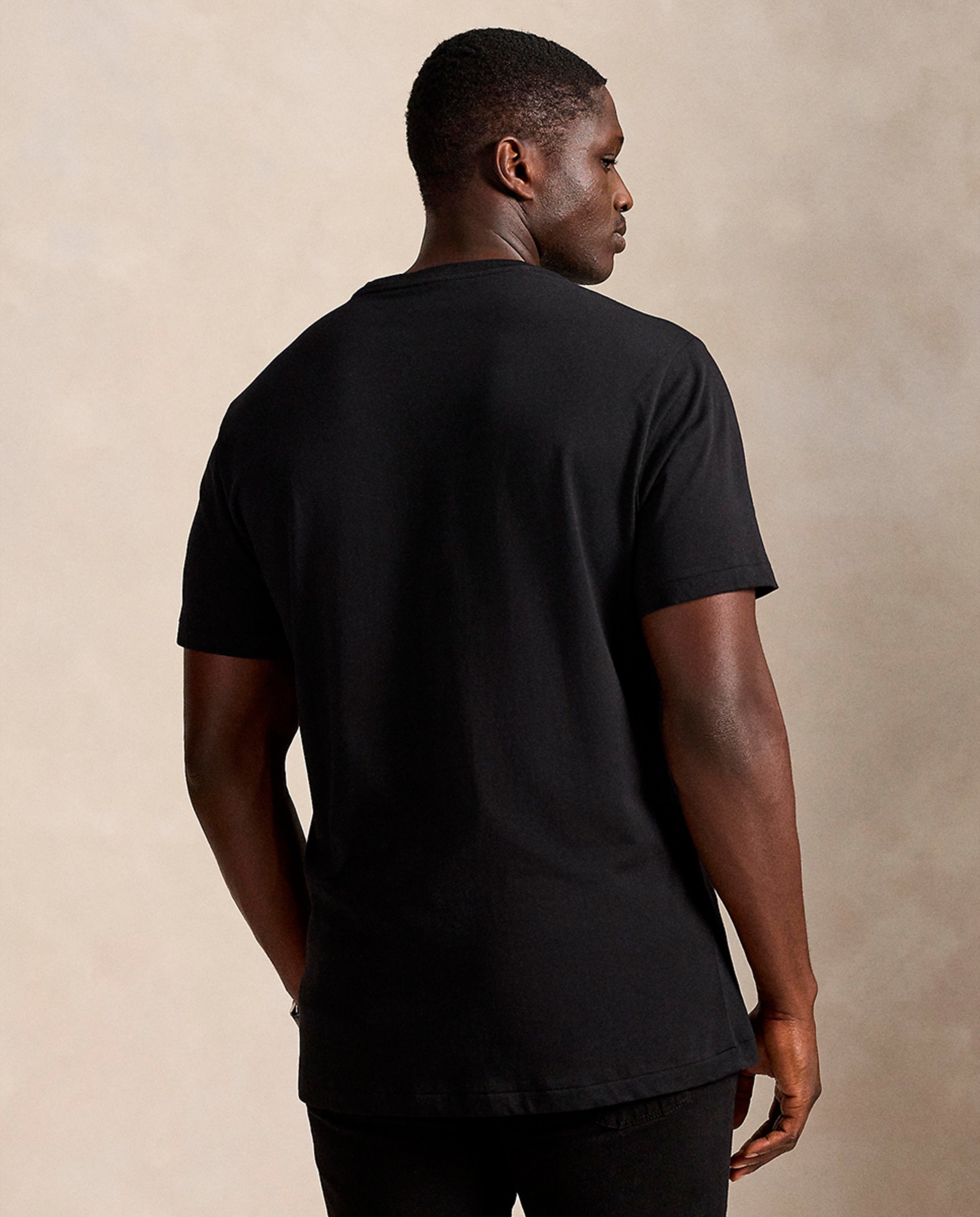 Camisola de Malha Tamanhos Grandes com Polo Bear e em Jersey Preto-3