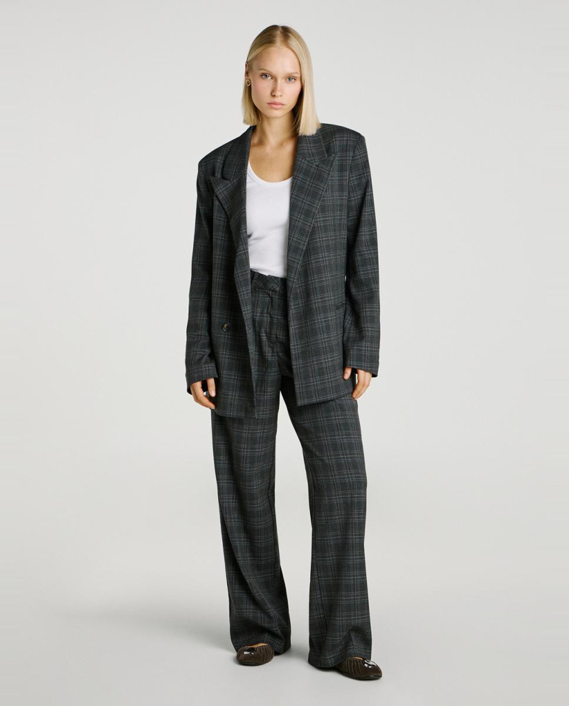 Blazer Oversize Cinzento-2