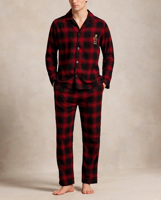 Imagem 0 de Pijama Polo Bear de Flanela aos Quadrados