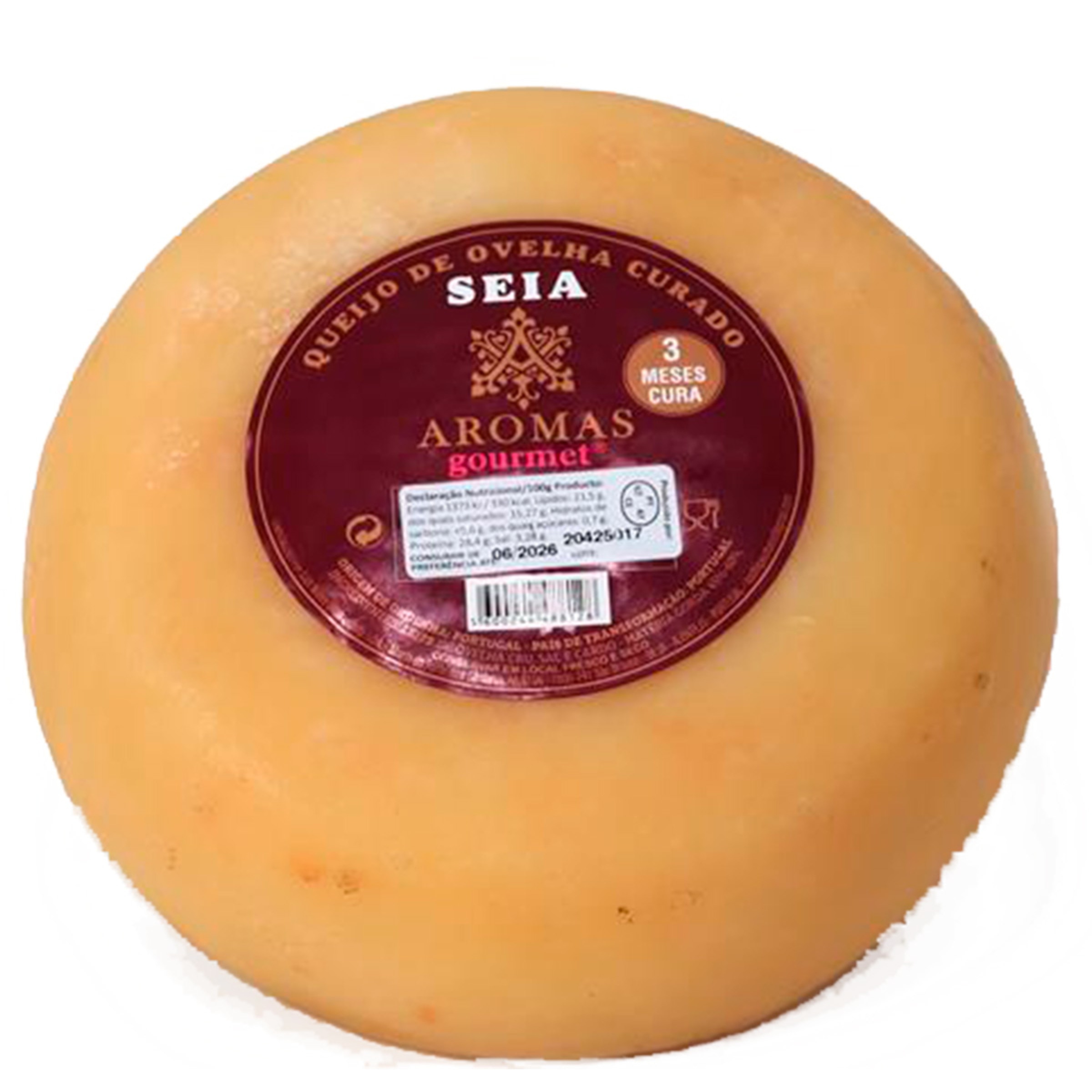 Queijo de Ovelha Cura Minima 3 Meses kg