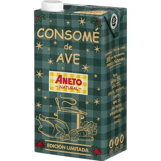 consomé de ave sin lactosa, sin gluten y sin huevo brik 1 l Edición Limitada - Aneto