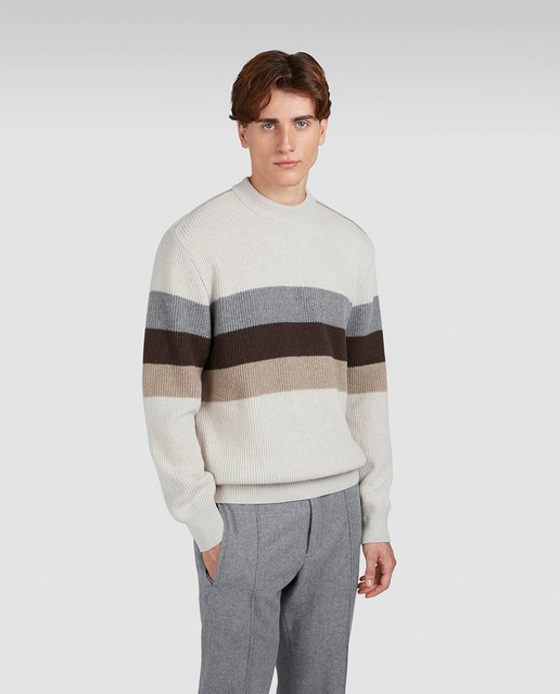 Imagem 0 de Camisola de Malha às Riscas Largas - Multicolor