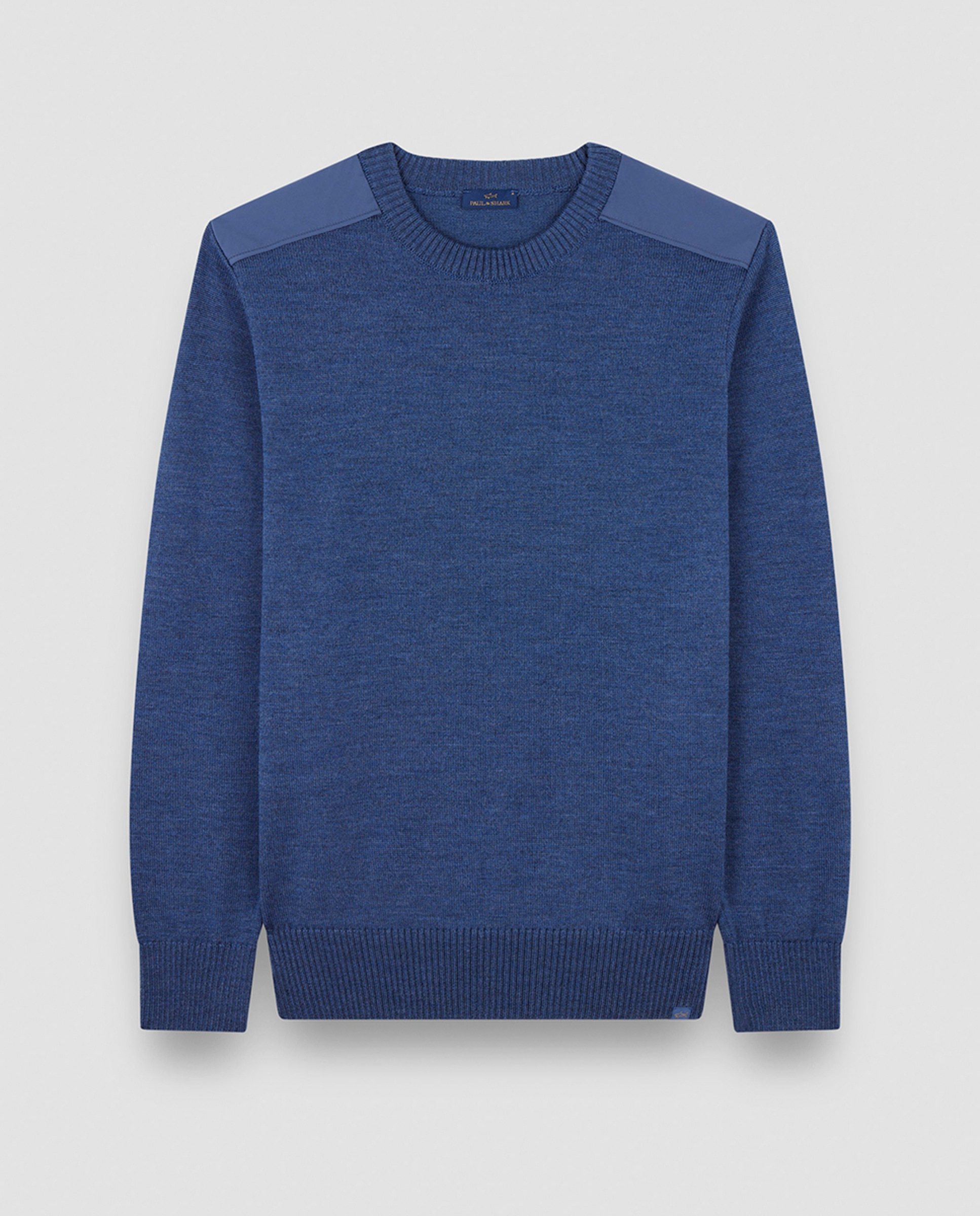 Jersey de hombre cuello caja contraste en hombros · Paul Shark