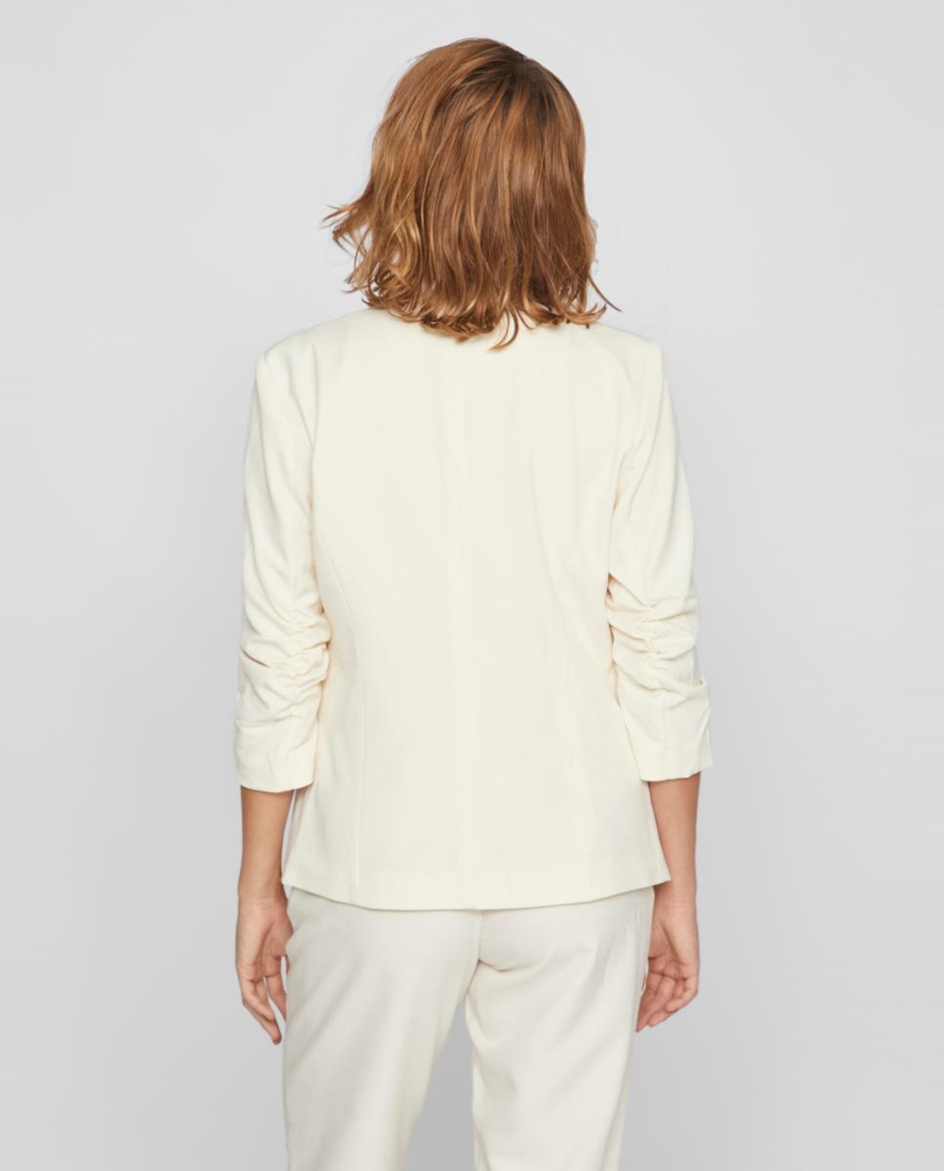 Americana blazer de mujer mangas ¾ - Vila - Blanco Blanco-5