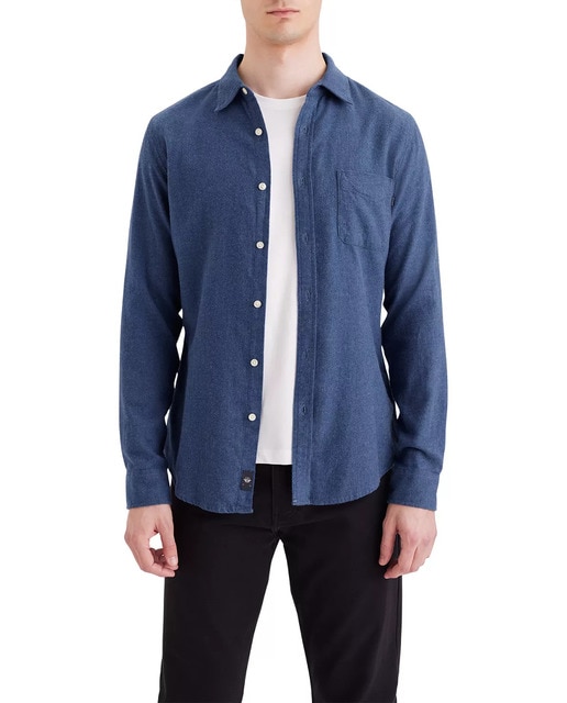 Imagen 0 de Camisa de hombre de manga larga y corte slim