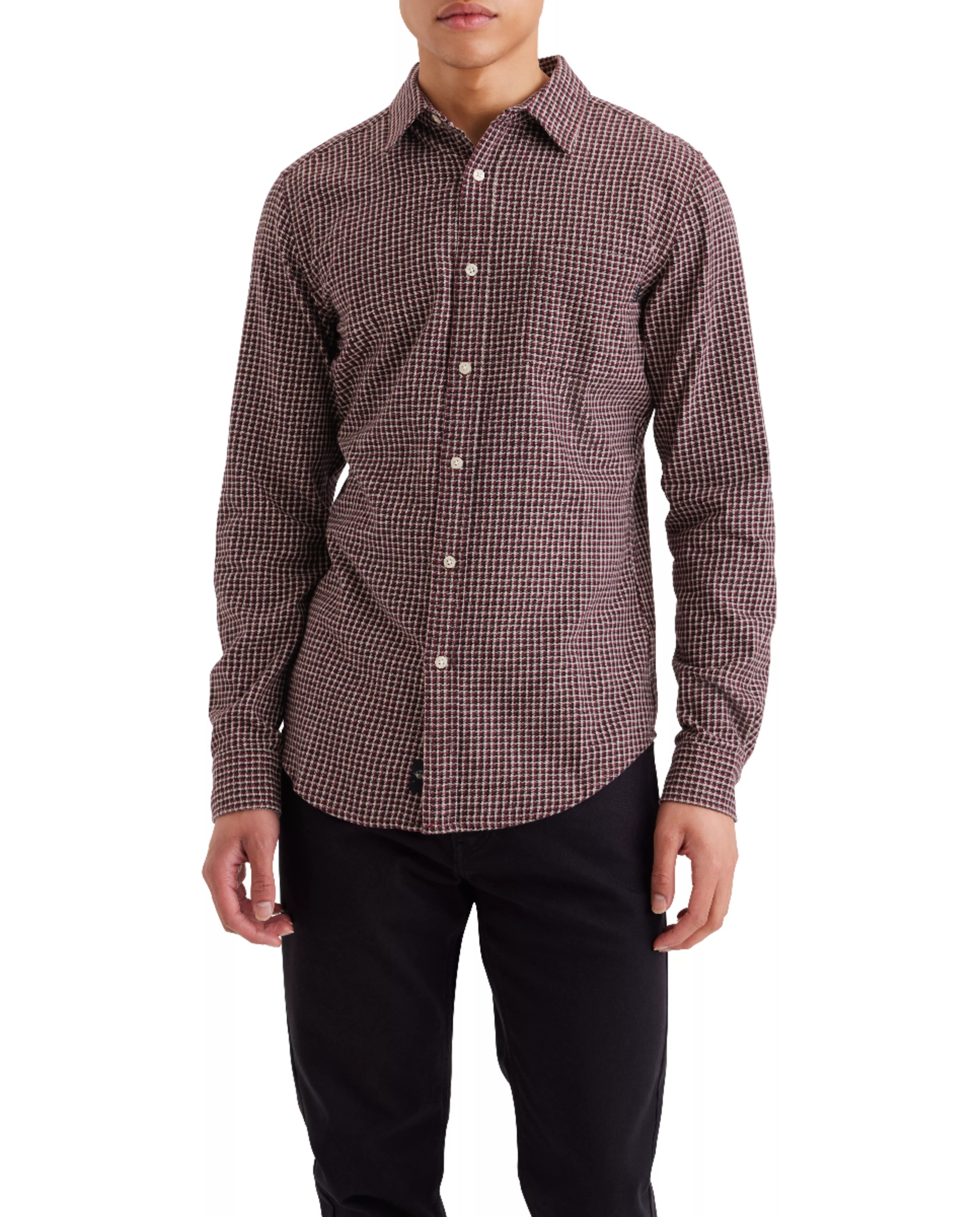 Imagen 0 de Camisa de hombre de manga larga y corte slim