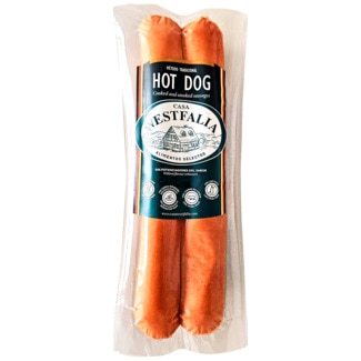 Salsicha Hot Dog 2 peças unidade 150 g - Casa Westfalia