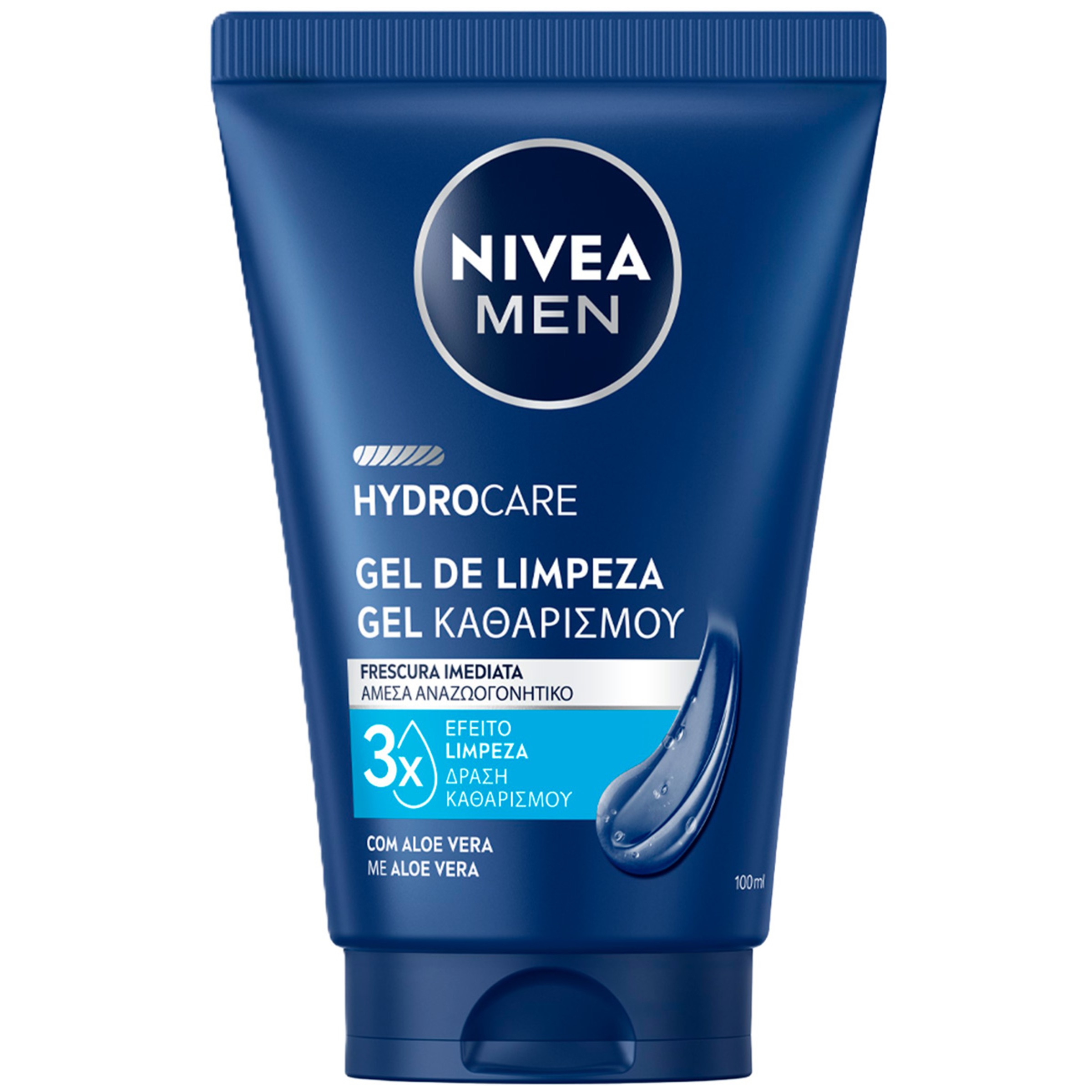 Gel de Limpeza Refrescante Protect & Care embalagem 100 ml