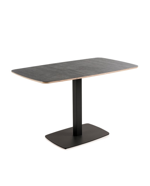 Imagen 0 de Mesa de cocina semiovalada con superficie compacta Padua El Corte Inglés