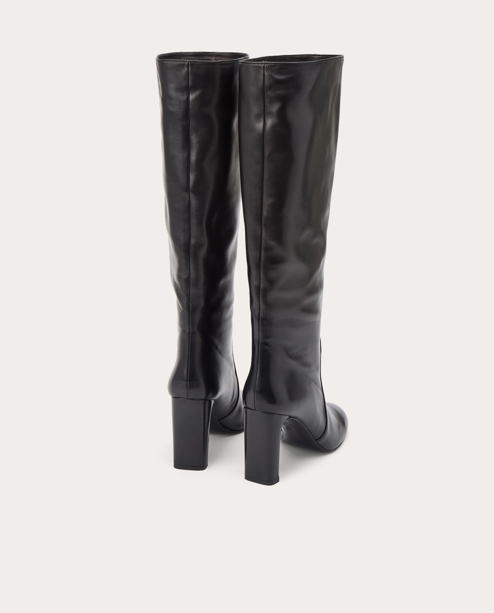 Botas Babette de piel Negro-3