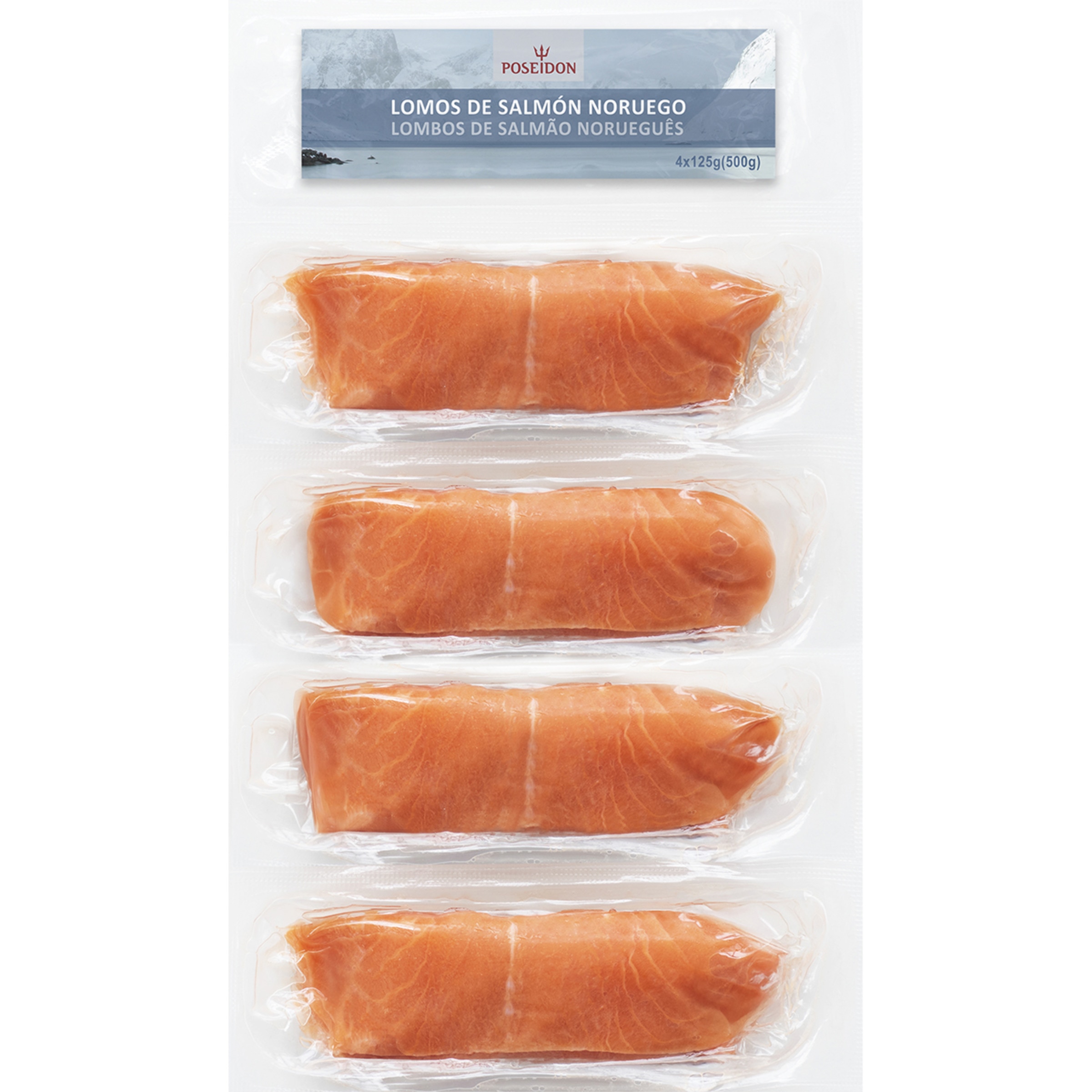 lomos de salmón noruego sin piel envase 500 g