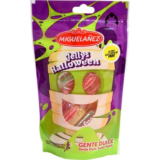 caramelos de gelatina de Halloween sin gluten bolsa 70 g - Miguelañez