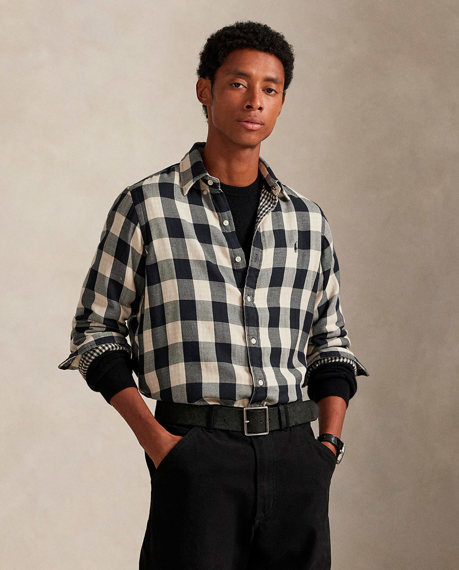 Camisa de hombre Regular fit estampada 2/S Multicolor