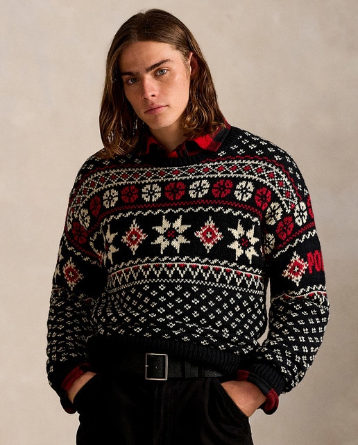 Imagen 0 de Jersey de hombre de algodón con estampado