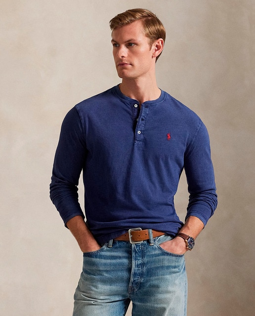 Imagem 0 de Camisola de Malha Henley Flameada