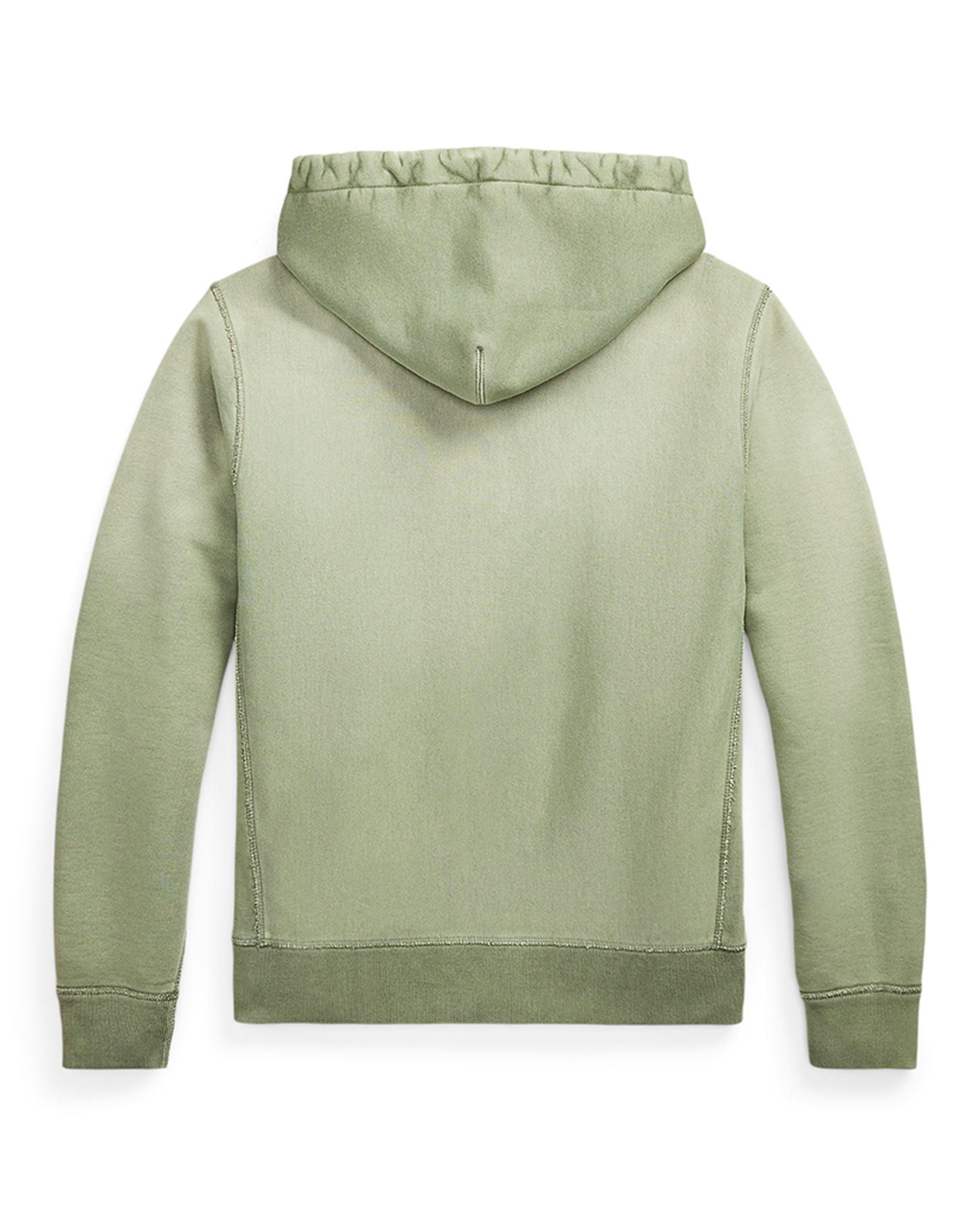 Sweatshirt de Felpa com Capuz e Degradé Double RL Verde Brisa-2