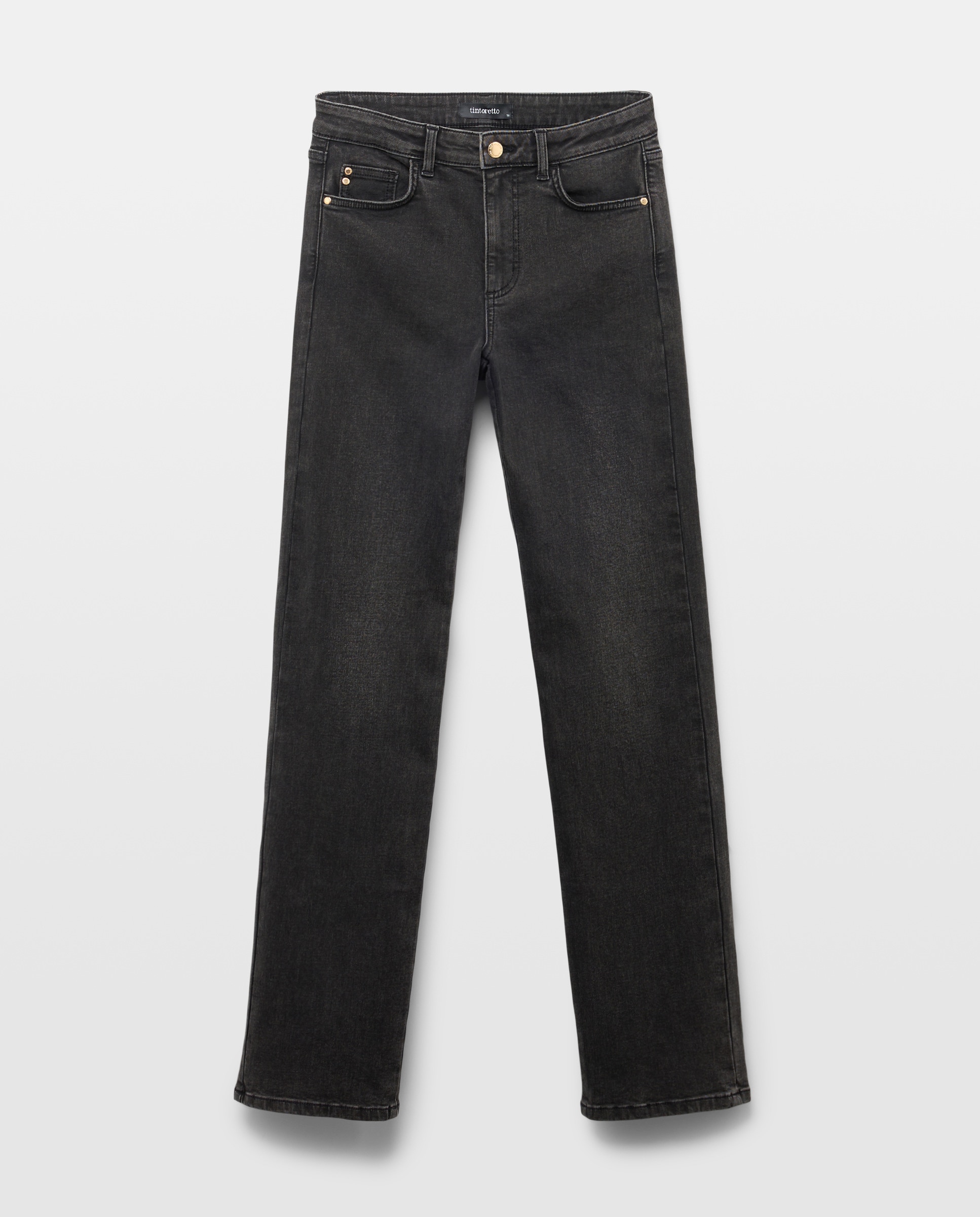 Jeans regular 820 Cinzento Médio-4