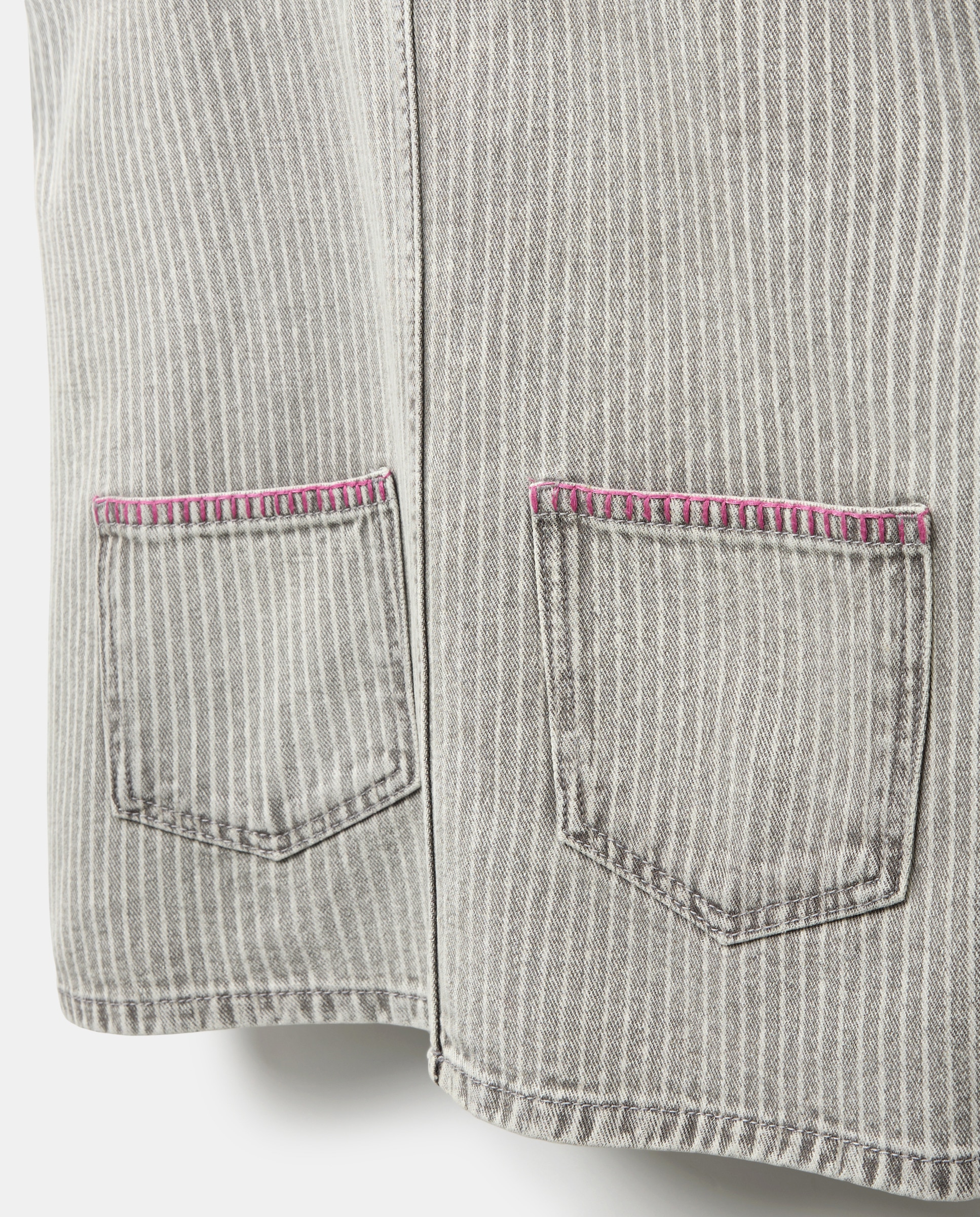Jardineiras de Ganga com Estampado 820 Cinzento Médio-6