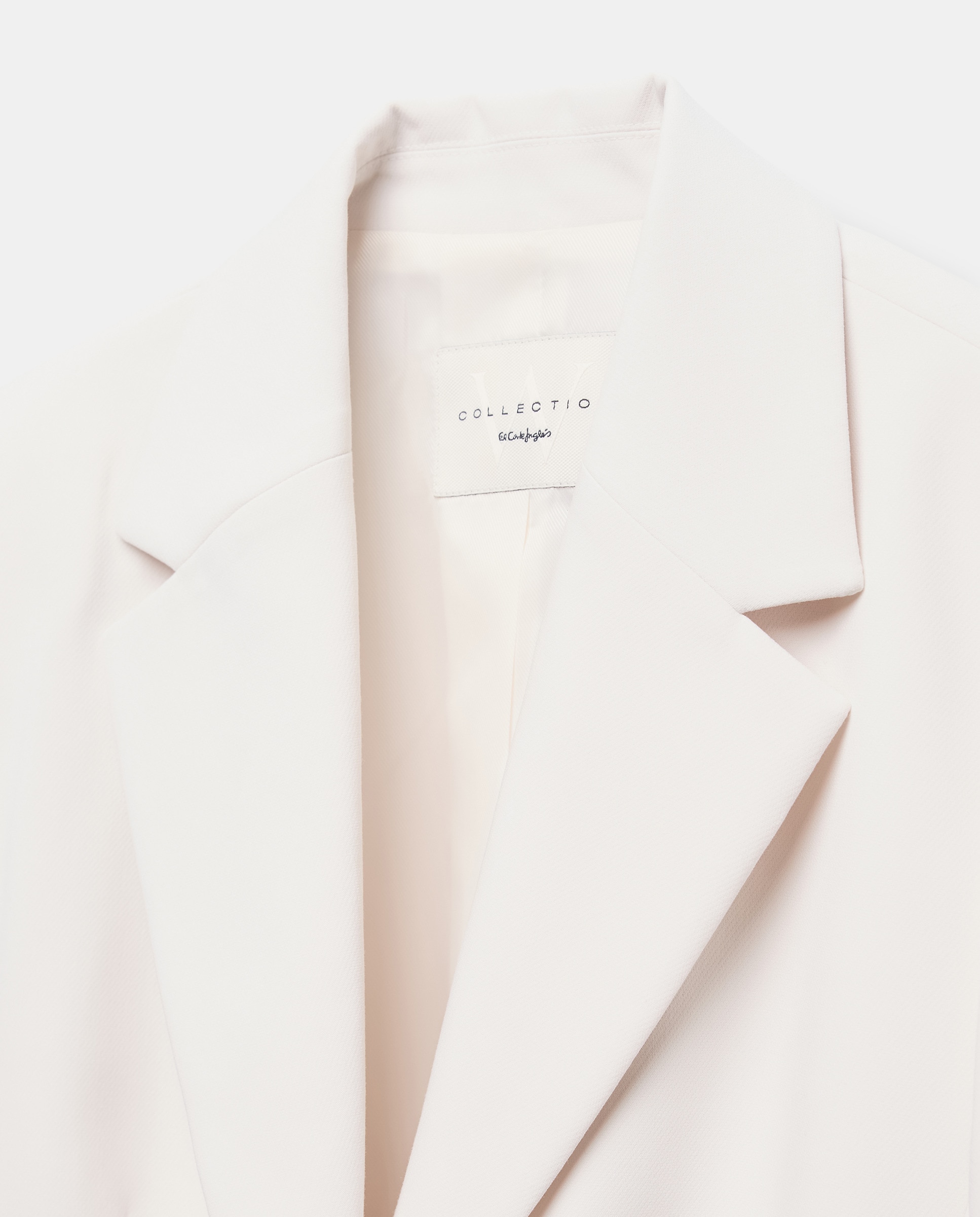 Blazer Liso de Poliéster 120 Cru-6