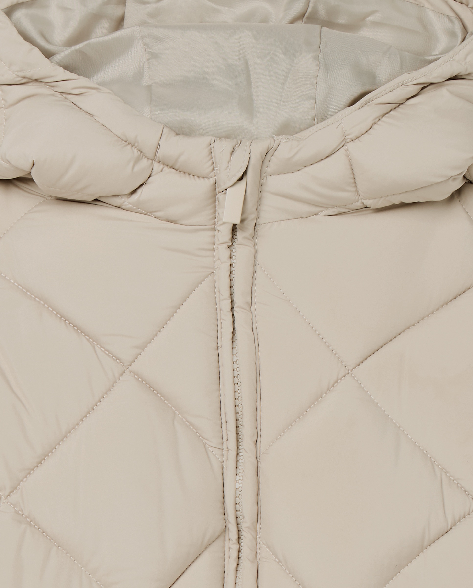 Parka de niño acolchada con capucha Marrón-3