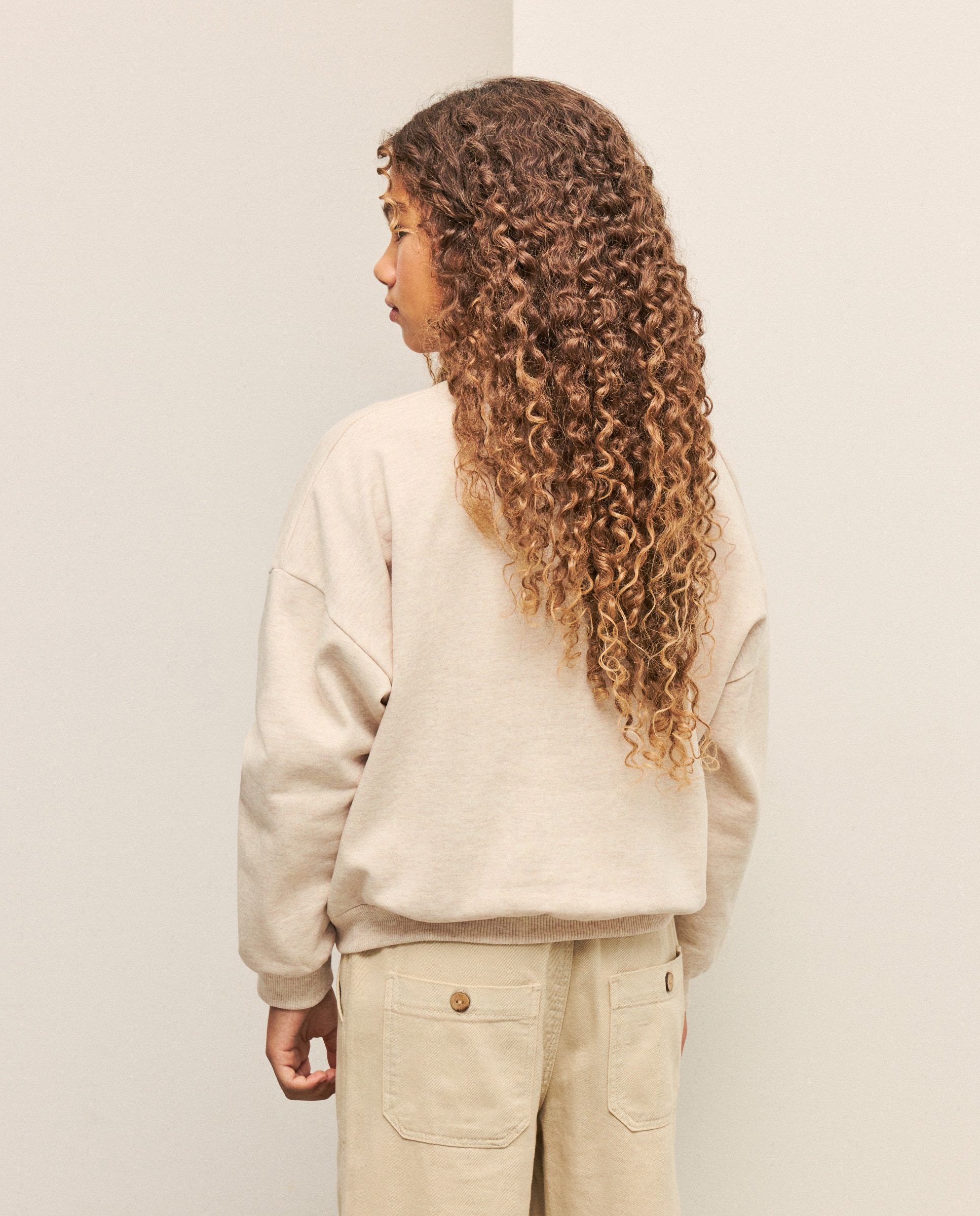 Sweatshirt com Estampado Floral Cornelli Castanho-3