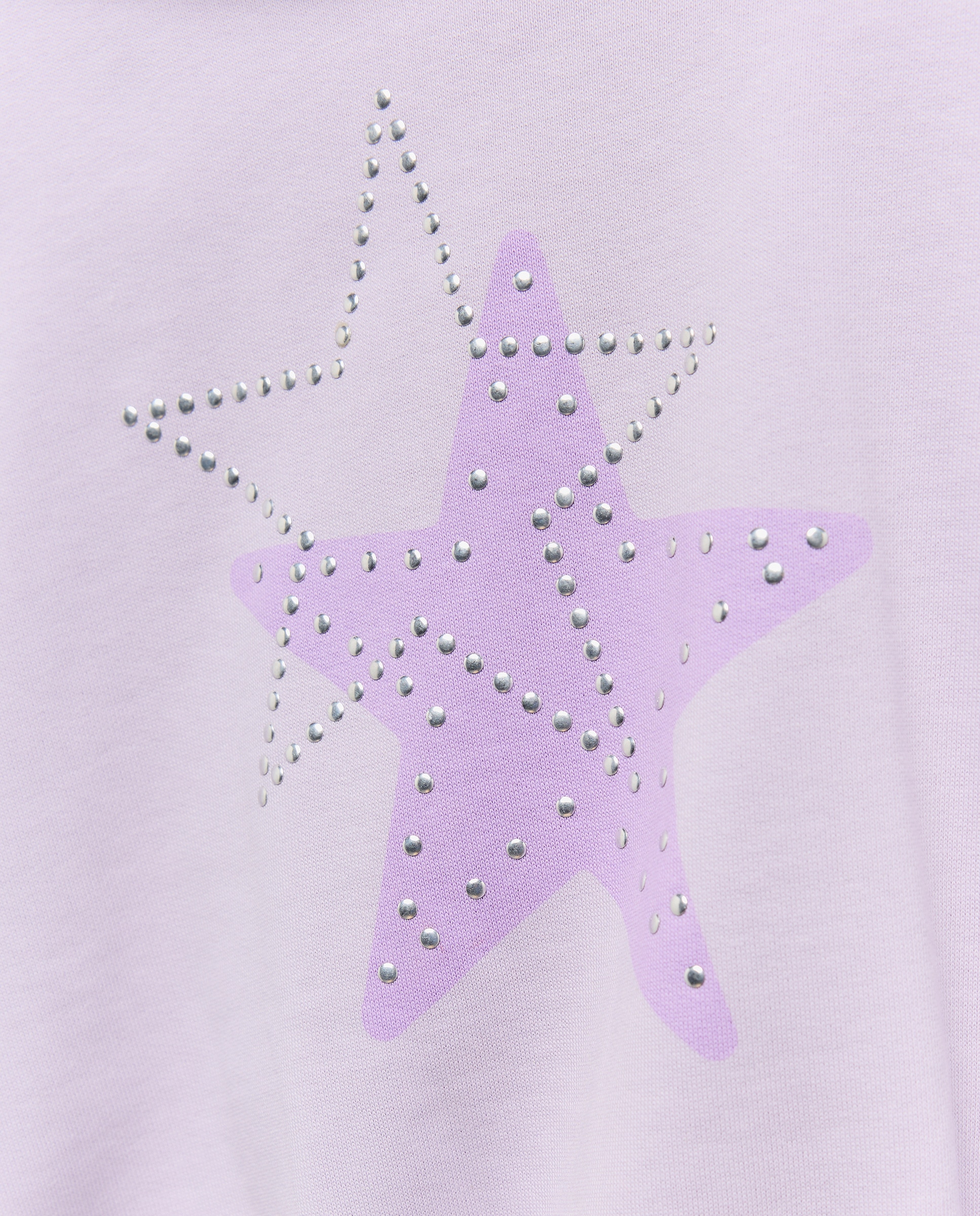 Sweatshirt com Capuz e Estampado Posicional 282 Malva-6