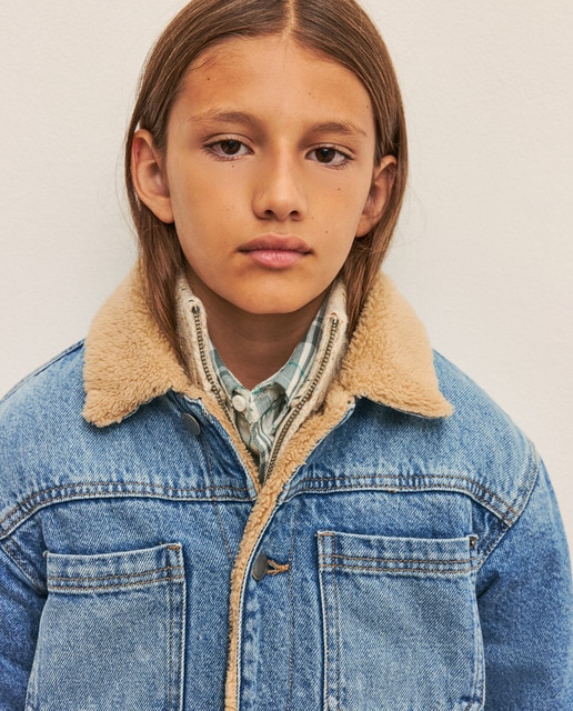 Imagem 0 de Blusão Liso de Ganga Forrada