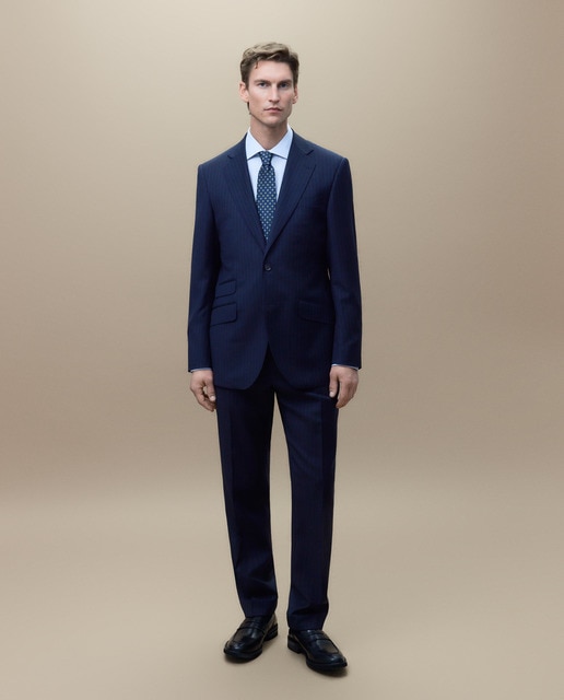 Imagen 0 de Traje de hombre raya diplomática
