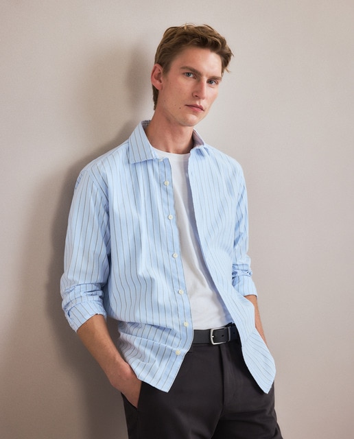 Camisa sport hombre m/l