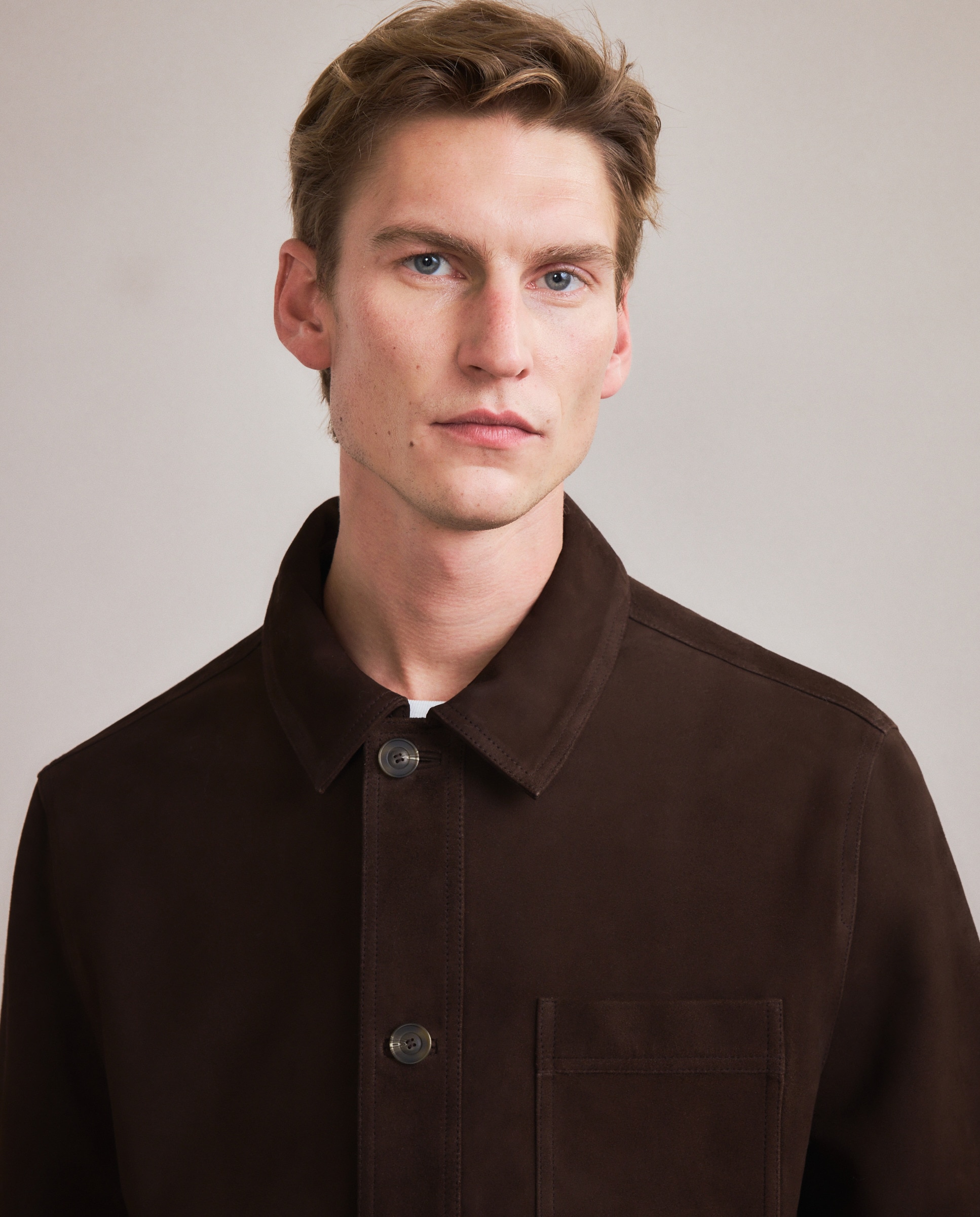 Worker de Camurça Castanho-escuro-3