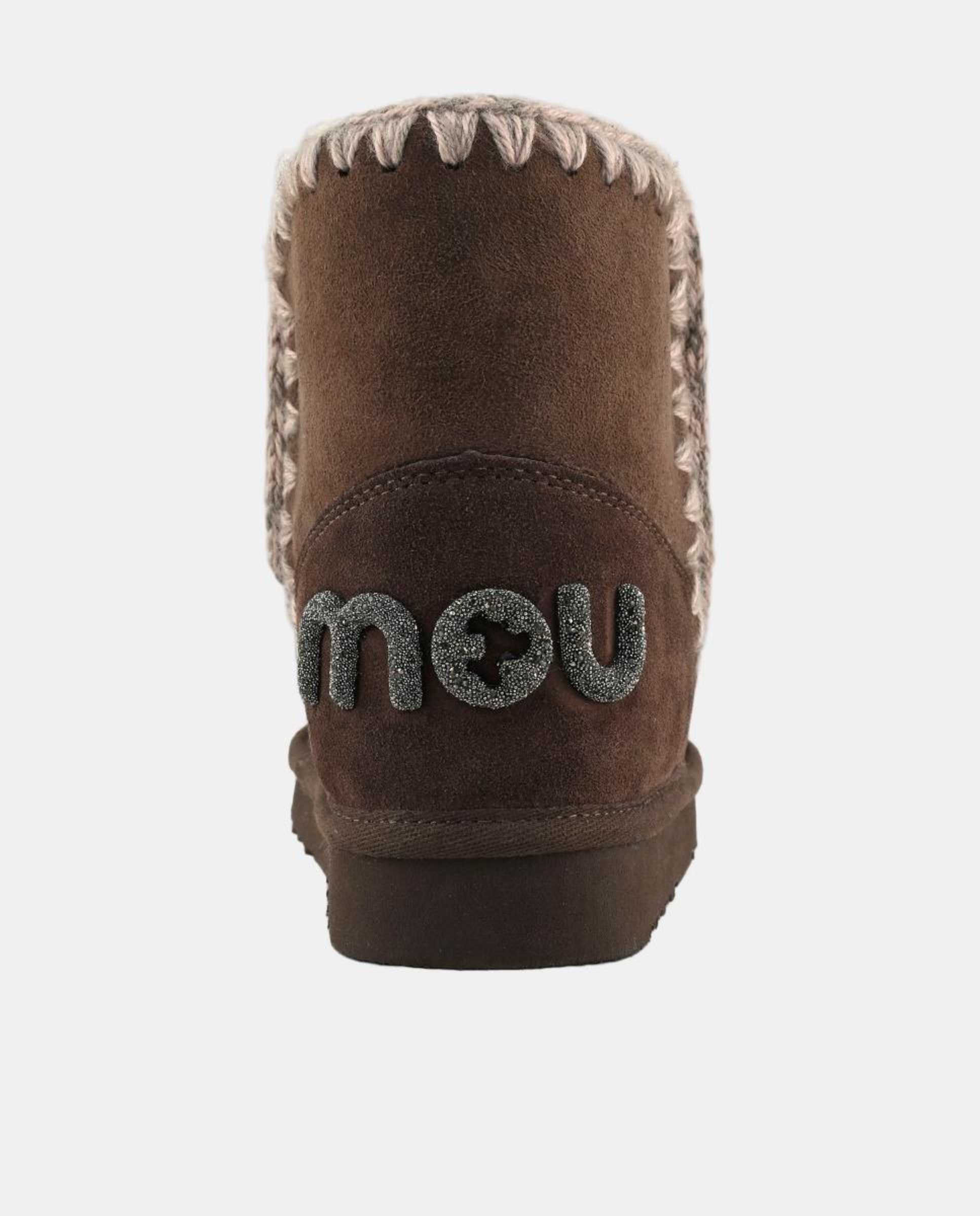 Botas Esquimó 18 com Logótipo de Glitter Castanho-escuro-4