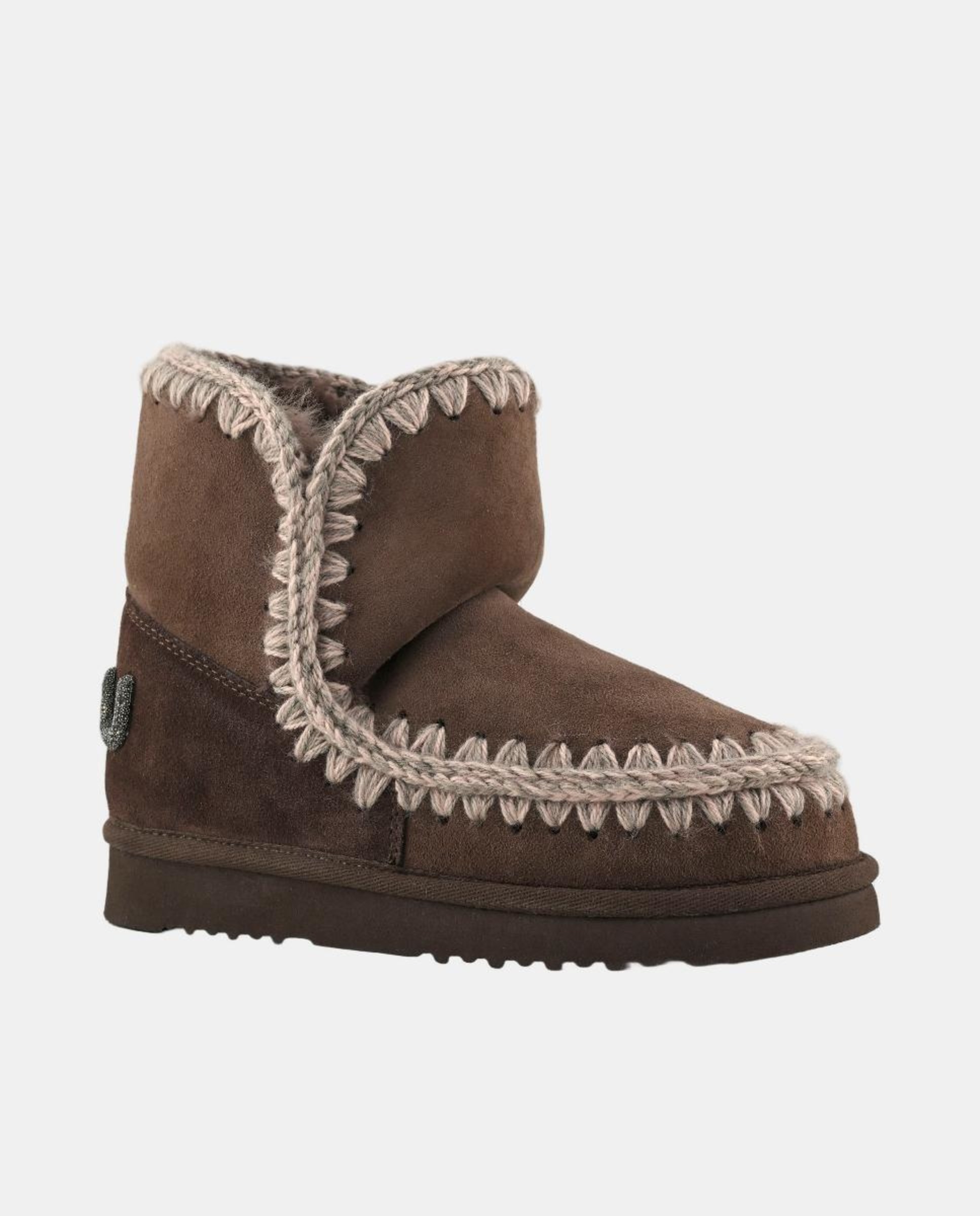 Botas Esquimó 18 com Logótipo de Glitter Castanho-escuro-2