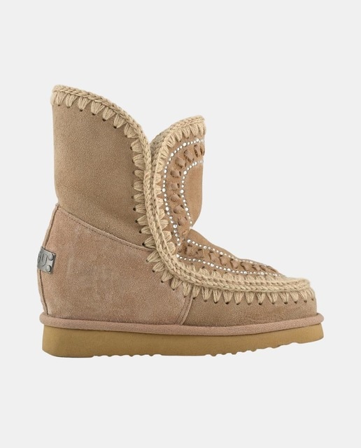Imagen 0 de Bota eskimo short mujer de cuña con strass