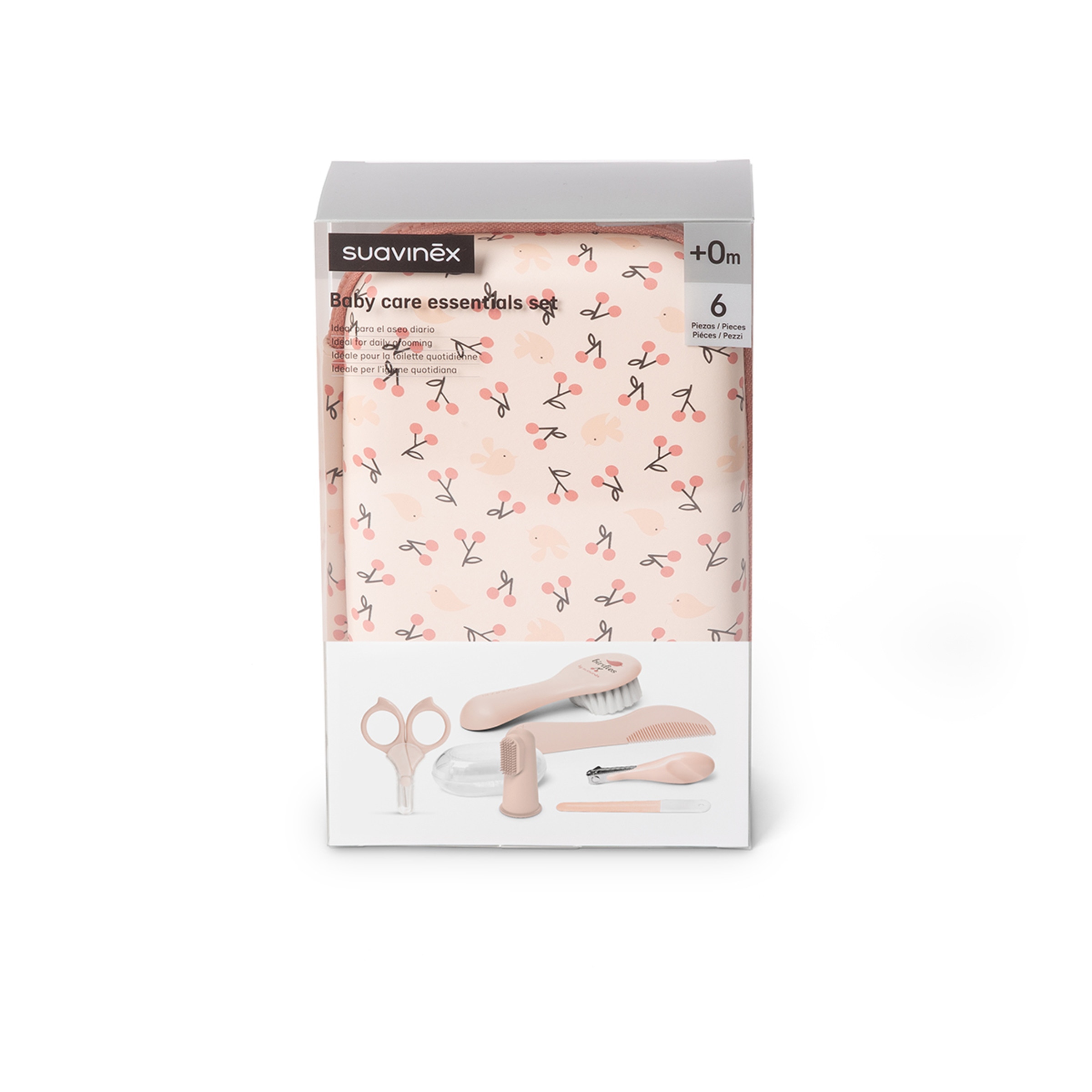 Conjunto de Higiene e Manicure 6 Peças para Bebés Rosa-claro-10