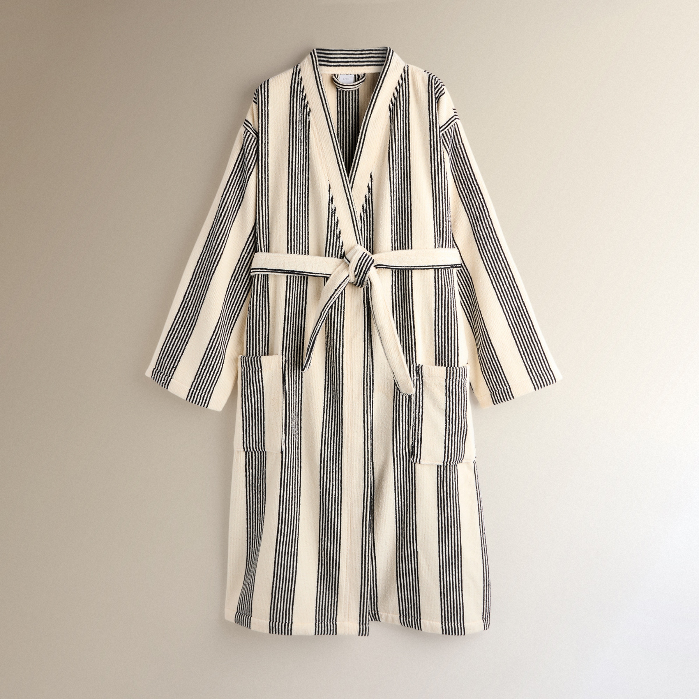 Albornoz algodón 420 gr/m2 Siscaro Negro-2