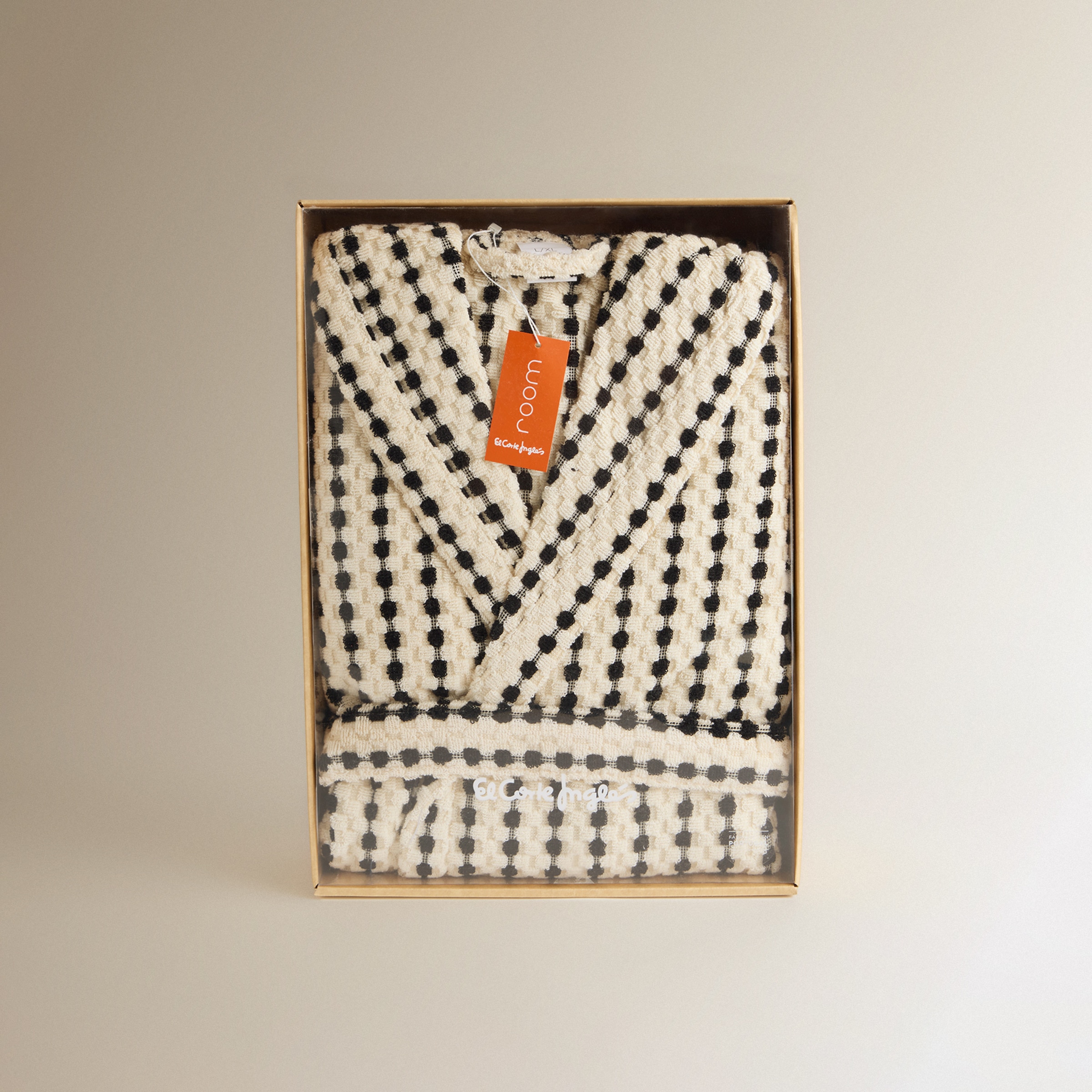 Albornoz algodón 420 gr/m2 Jucla Negro-5