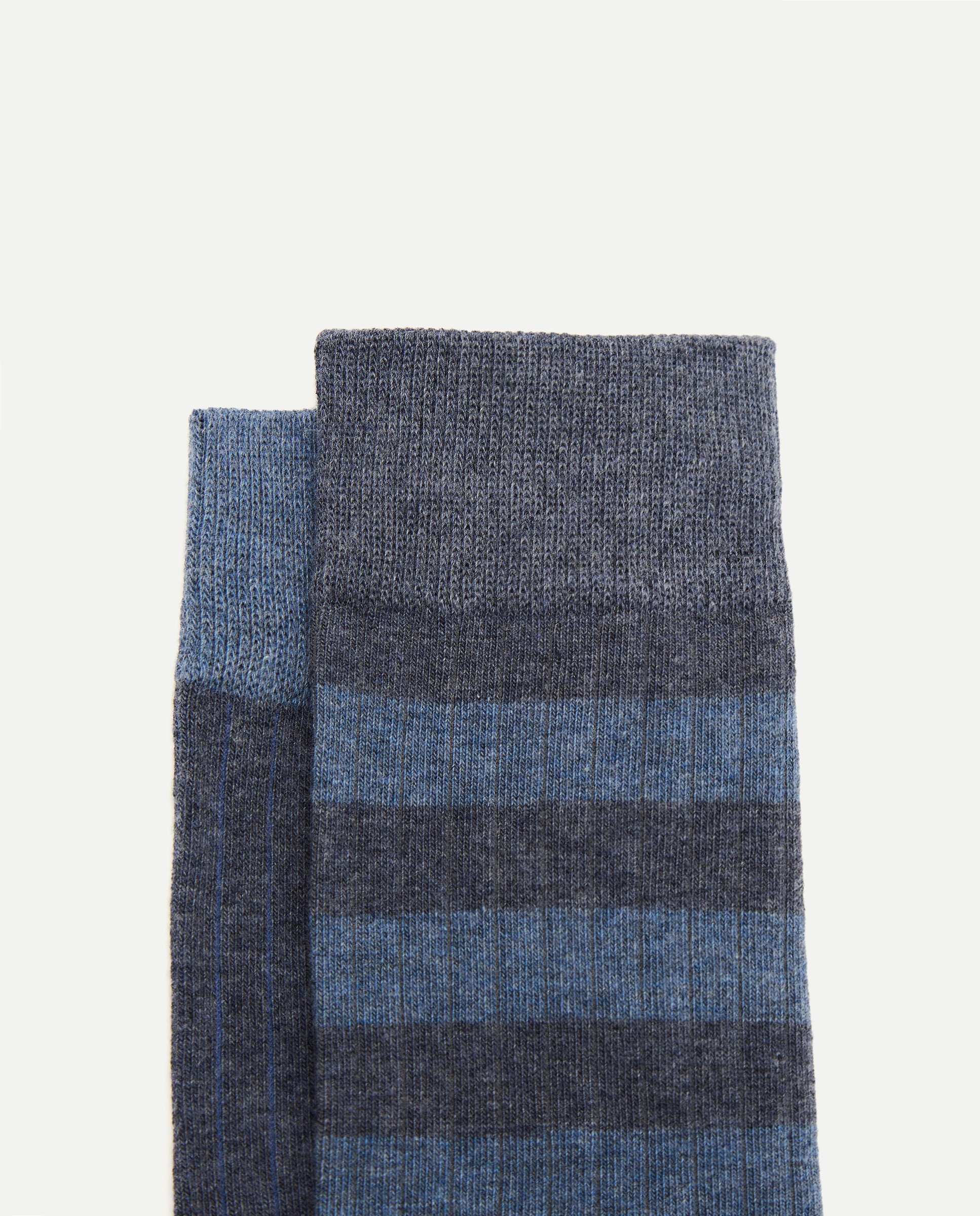 Pack tres calcetines hombre 400 Azul-2