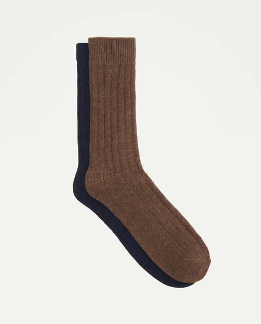 Imagen 0 de Pack dos calcetines hombre con lana