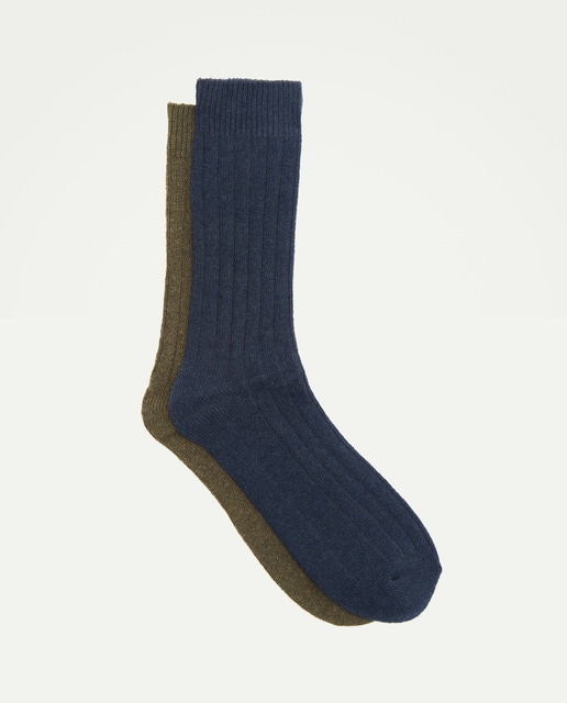 Imagen 0 de Pack dos calcetines hombre con lana