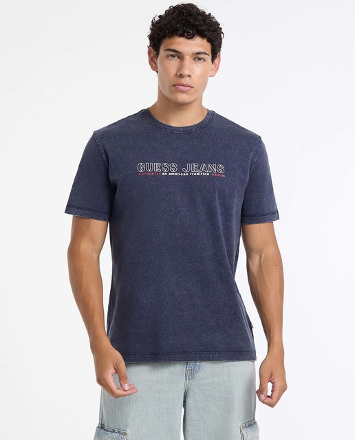 camiseta guess hombre rebajas