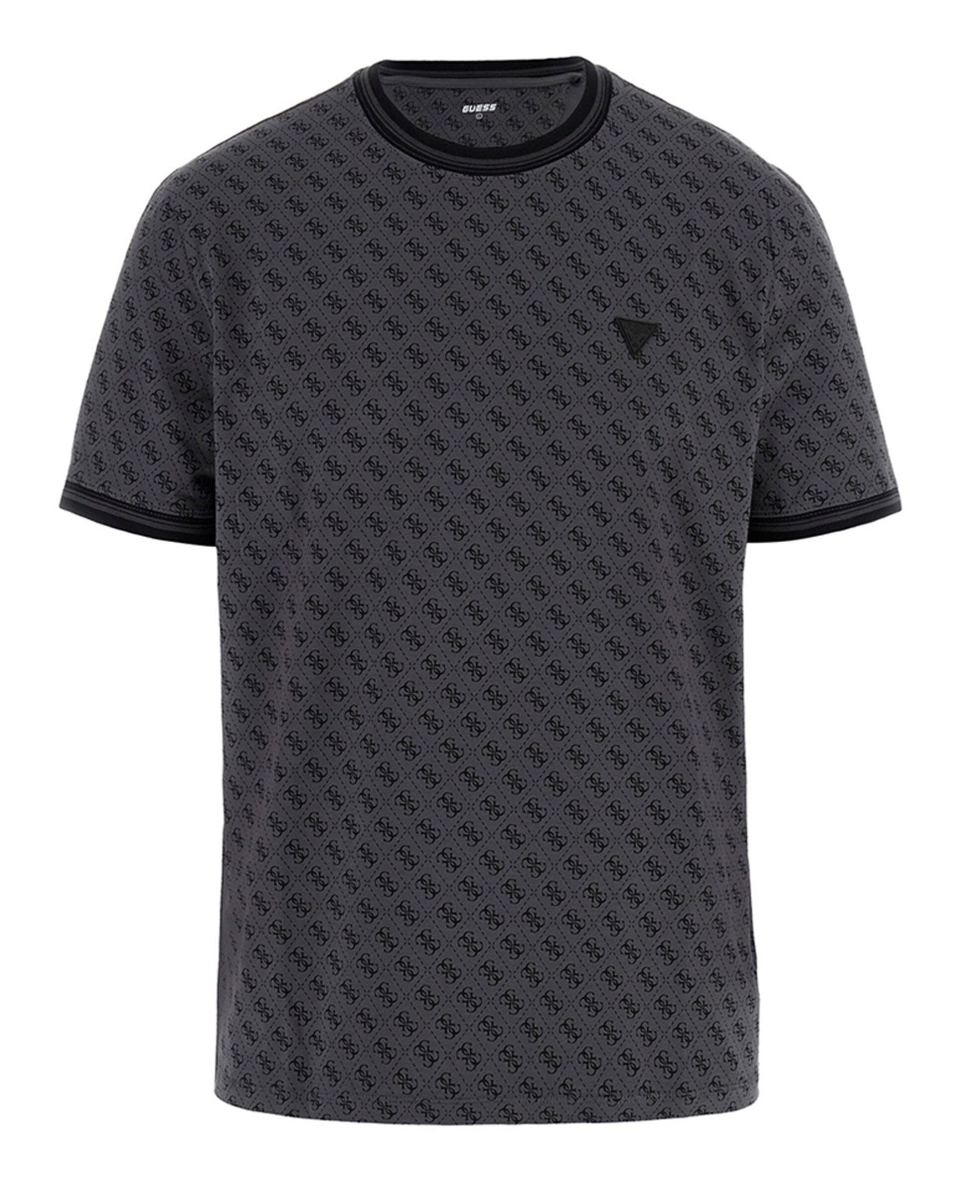 T-shirt com Manga Curta Preto-4