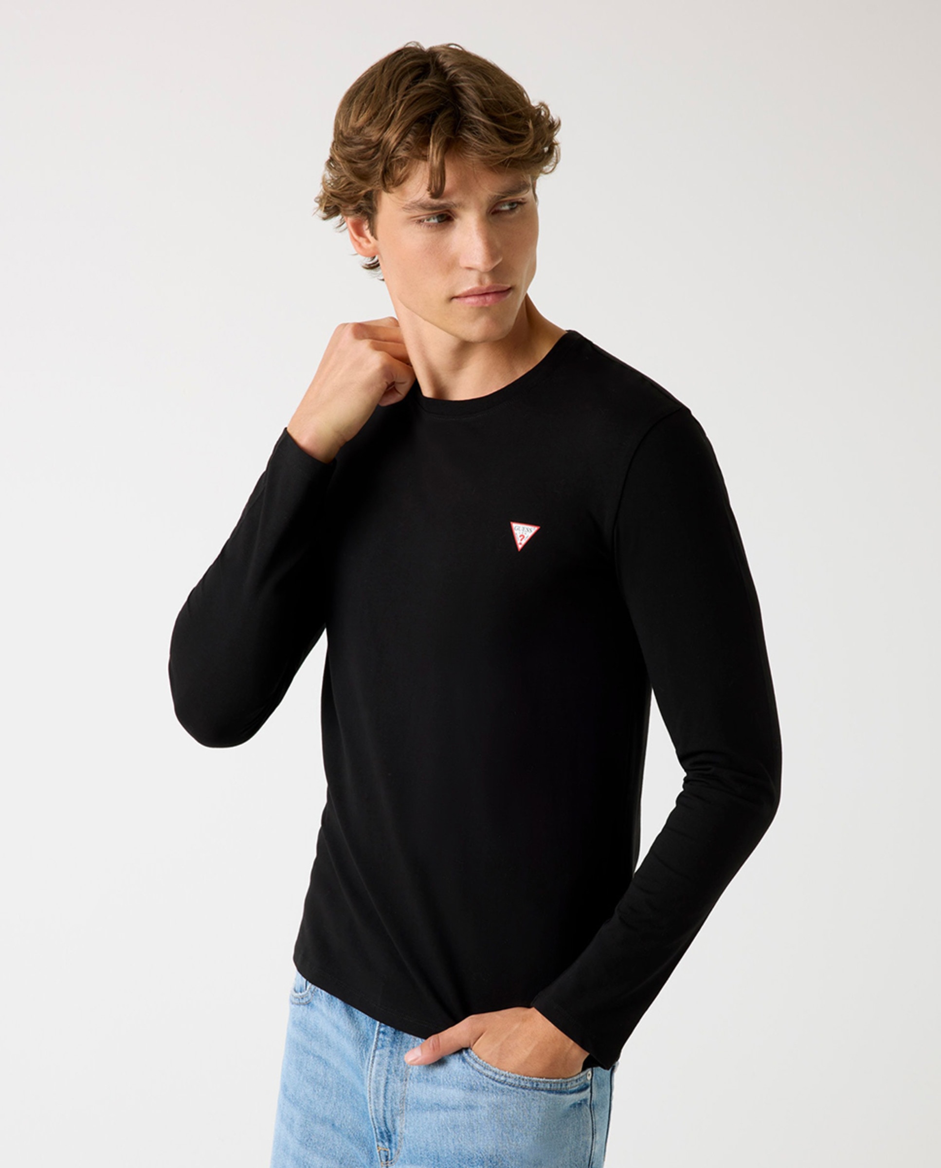 Imagen 1 de Camiseta de manga larga de hombre - Guess - Negro Negro